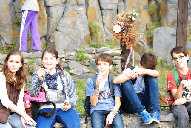 Őszi bakancsos kirándulás Salgóbányára