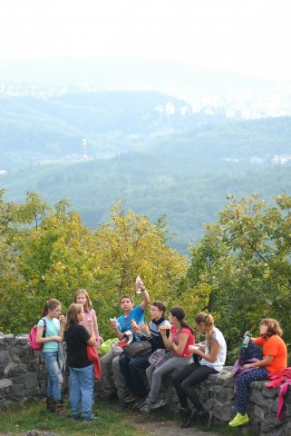 Őszi bakancsos kirándulás Salgóbányára