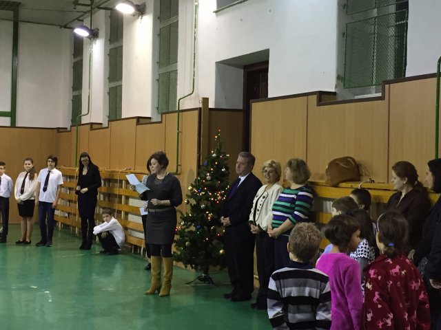 A téli karácsonyi tárlat megnyitója