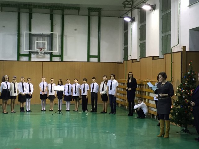 A téli karácsonyi tárlat megnyitója